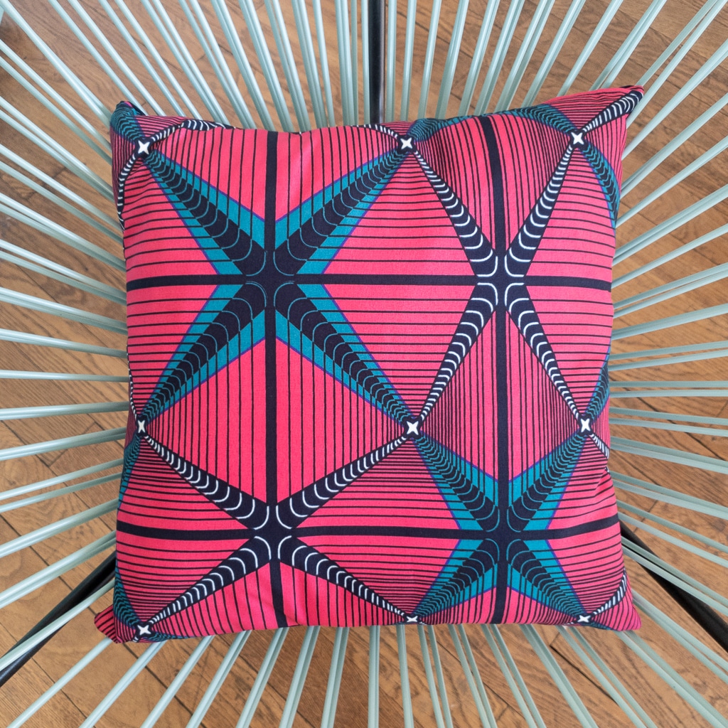 Housse de coussin 35 x 35 cm Wax/Satin GRAPHIC ⋆ Curly Nights